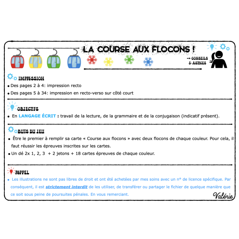 La course aux flocons