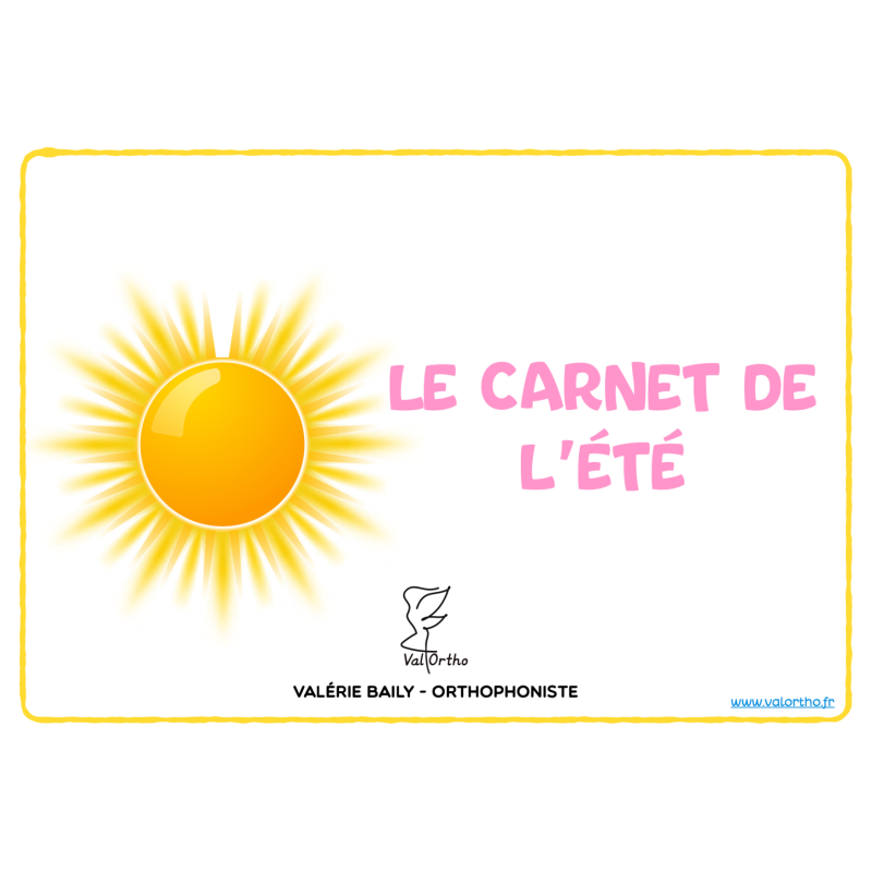 Le carnet de l'été